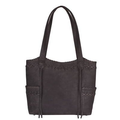 Concealed Carry Kendall Leather Tote - Lady Conceal - Concealed Carry Purse - Lady Conceal Black