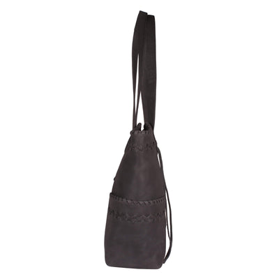 Concealed Carry Kendall Leather Tote - Lady Conceal - Concealed Carry Purse - Lady Conceal Brown