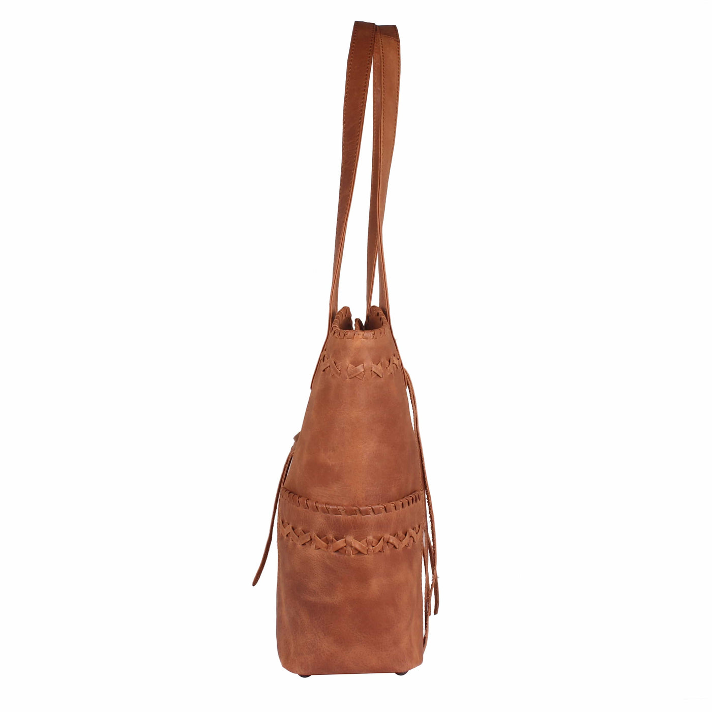 Concealed Carry Kendall Leather Tote - Lady Conceal - Concealed Carry Purse - Lady Conceal Brown