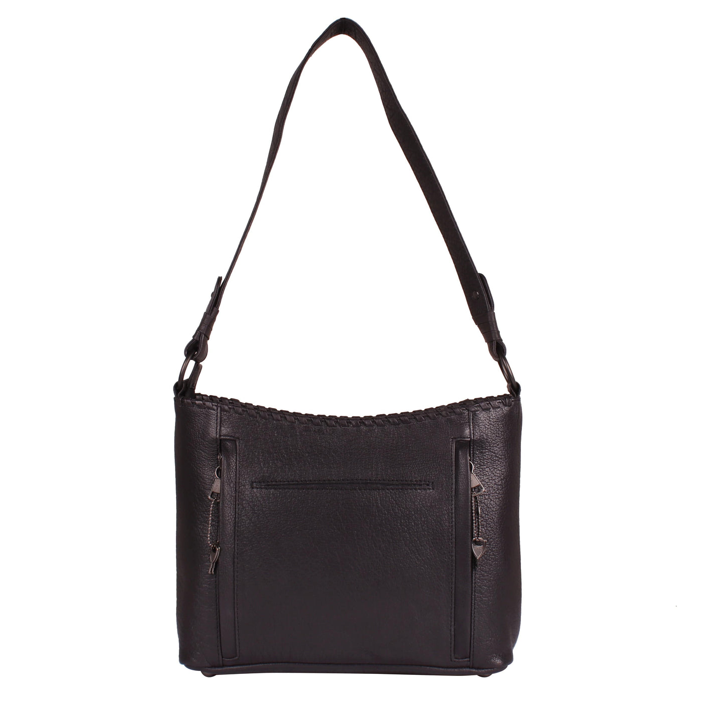 Concealed Carry Juliana Leather Hobo - Lady Conceal - Concealed Carry Purse - Lady Conceal Black