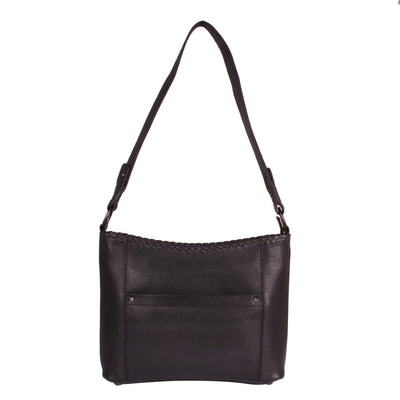 Concealed Carry Juliana Leather Hobo - Lady Conceal - Concealed Carry Purse - Lady Conceal Black