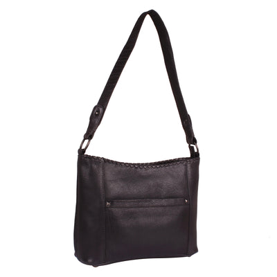 Concealed Carry Juliana Leather Hobo - Lady Conceal - Concealed Carry Purse - Lady Conceal Black