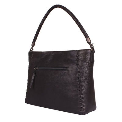 Concealed Carry Lacey Leather Tote - Lady Conceal - Concealed Carry Purse - Lady Conceal Black