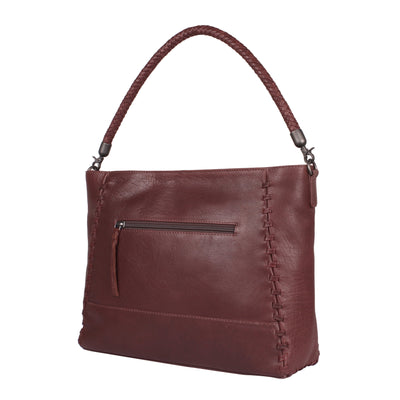 Concealed Carry Lacey Leather Tote - Lady Conceal - Concealed Carry Purse - Lady Conceal Brown