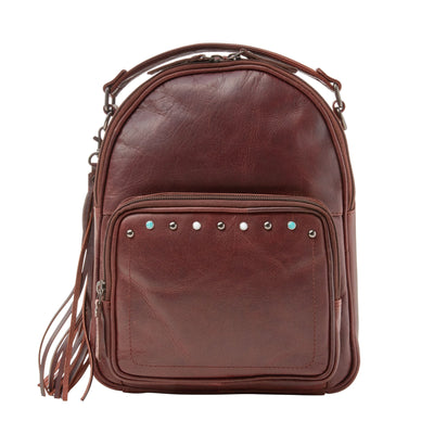 Concealed Carry Sawyer Leather Backpack