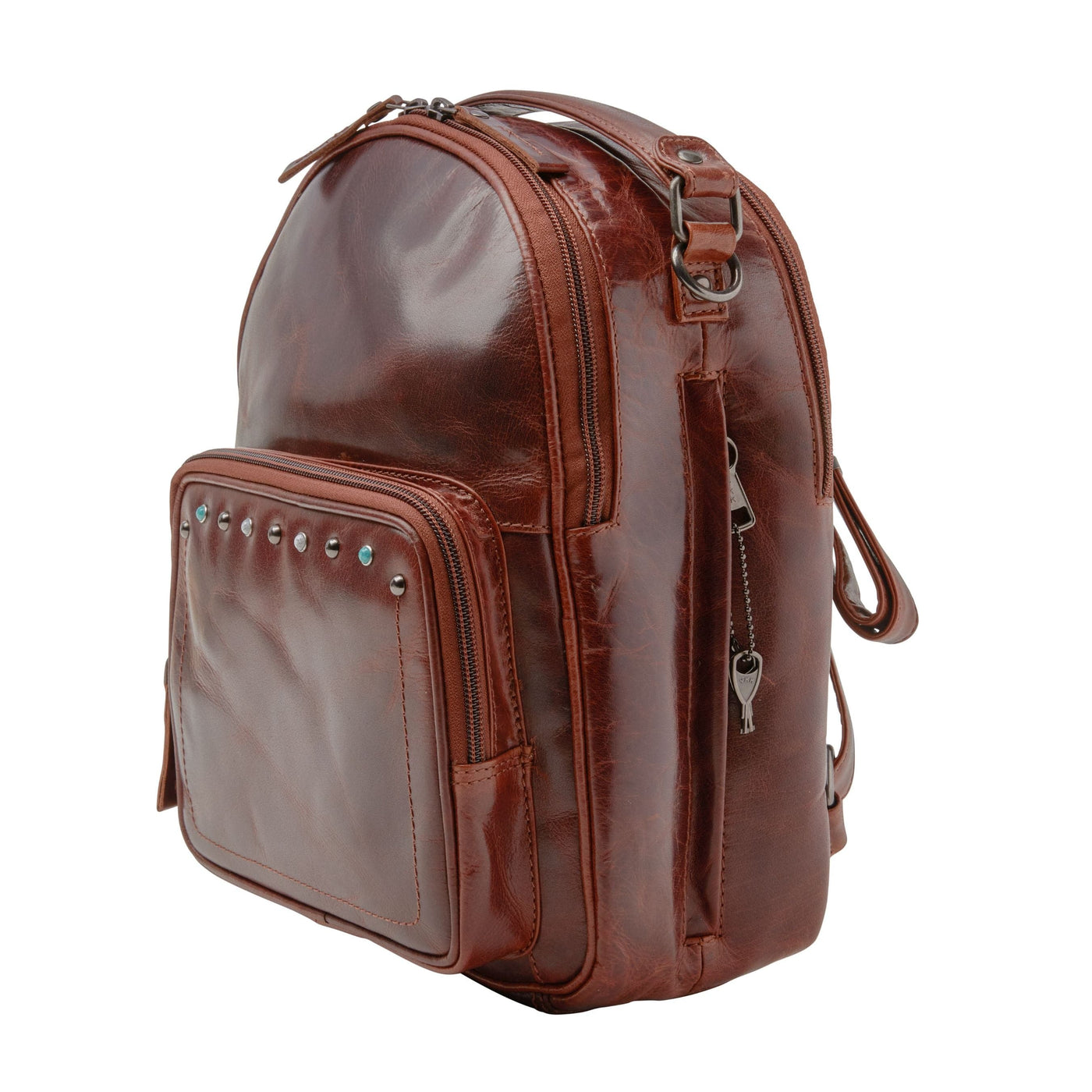 Concealed Carry Sawyer Leather Backpack