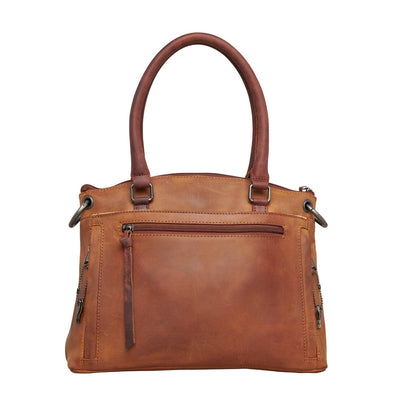 Concealed Carry Whitely Leather Satchel