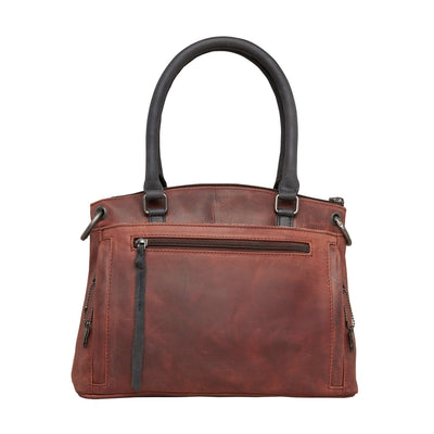 Concealed Carry Whitely Leather Satchel