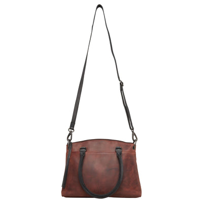 Concealed Carry Whitely Leather Satchel