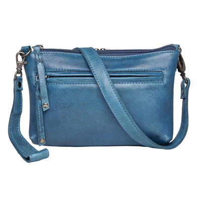 Concealed Carry Amelia leather crossbody bag - Locking Gun Bag - Conceal Carry for Women - Pistol Bag 