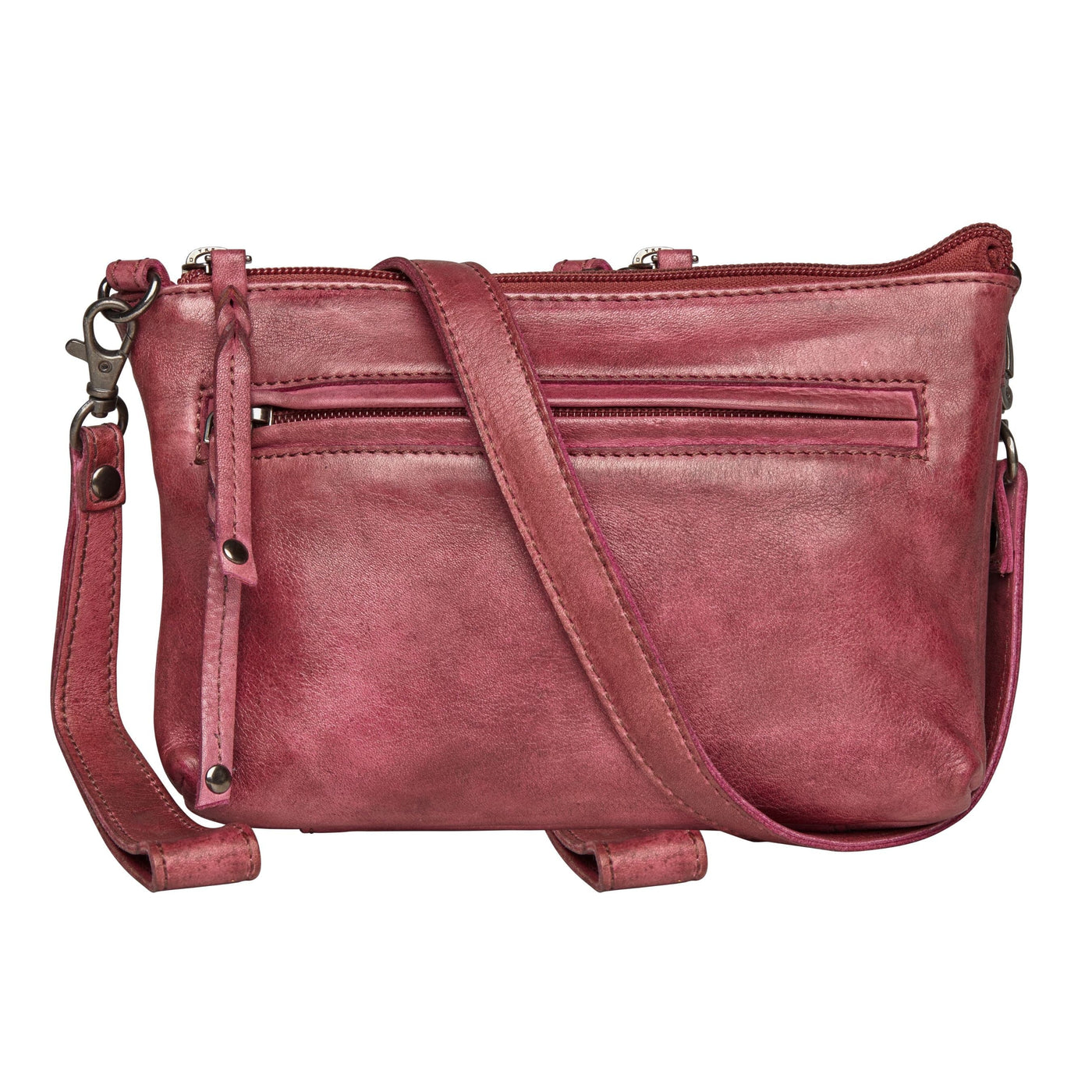 Concealed Carry Amelia leather crossbody bag - Locking Gun Bag - Conceal Carry for Women - Pistol Bag 