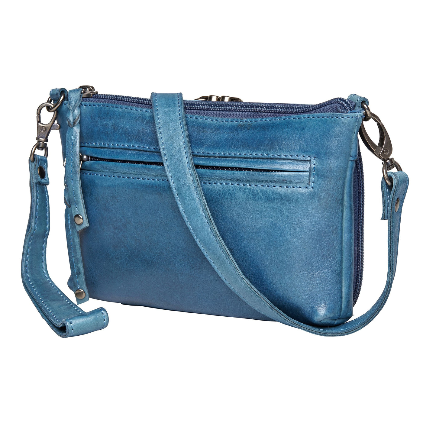 Concealed Carry Amelia Leather Crossbody - Locking Gun Bag - Conceal Carry for Women - Pistol Bag 