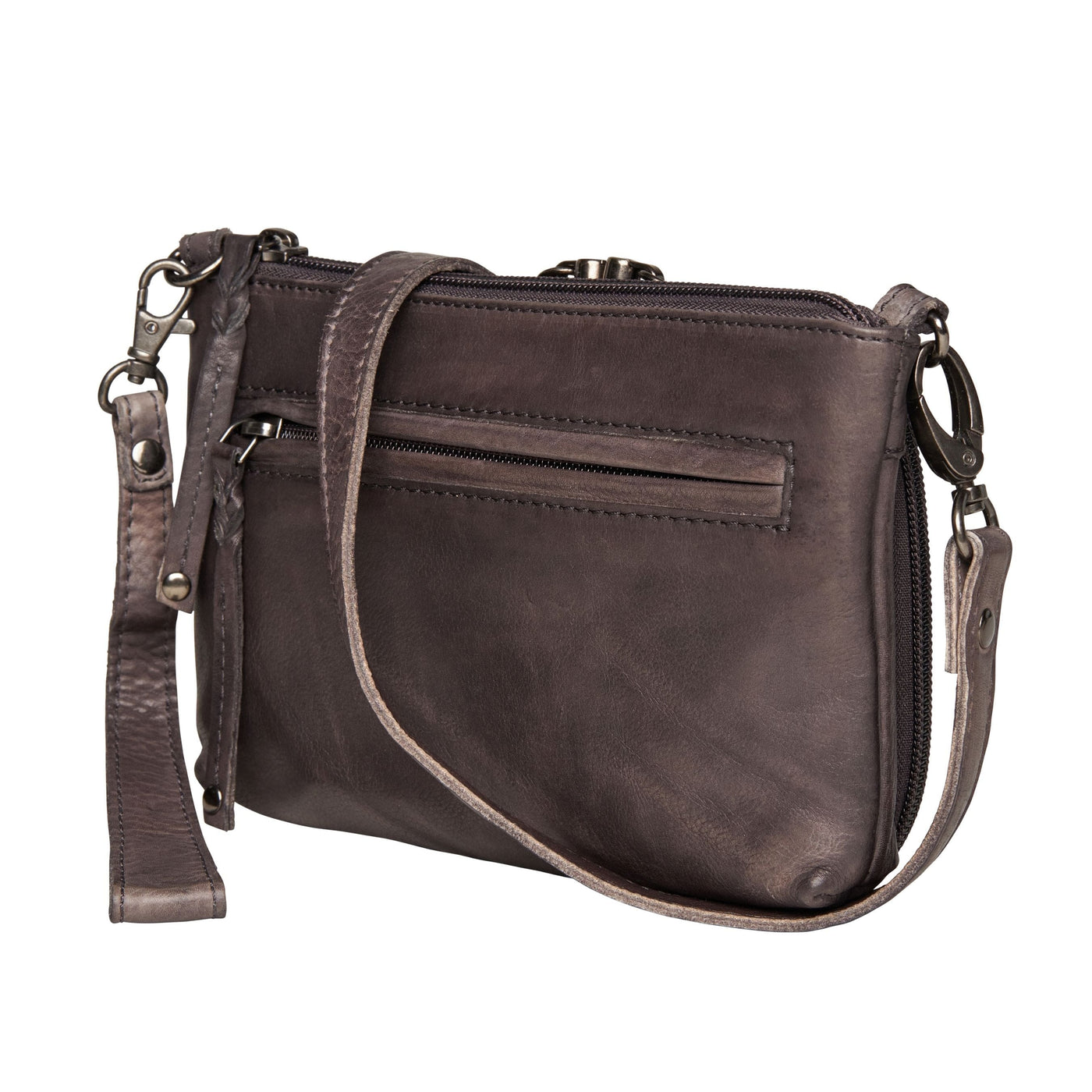 Concealed Carry Amelia leather crossbody bag - Locking Gun Bag - Conceal Carry for Women - Pistol Bag 