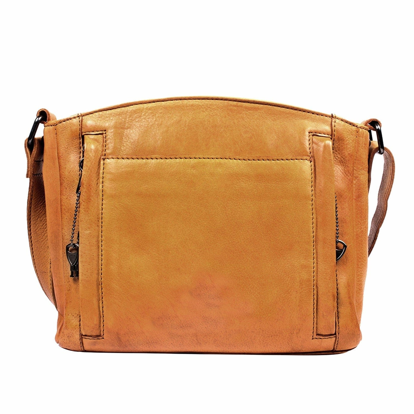 Concealed Carry Brynn Arched Leather Crossbody