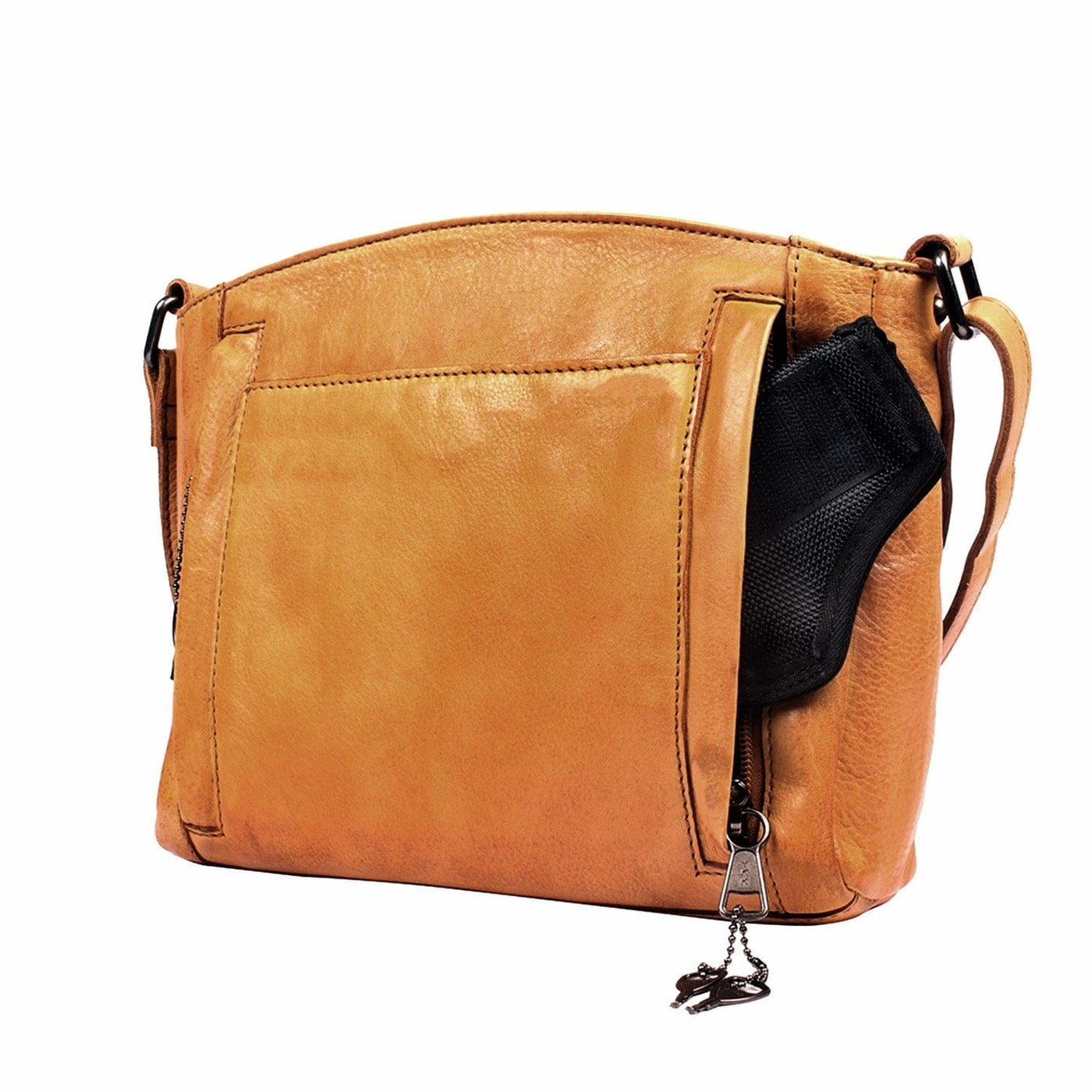 Conceal carry autumn crossbody bag by Lady Conceal - Locking YKK Conceal Carry Purse - Gun Purse - Bag for Gun with Locking Zippers - CCW bags - Purse for Pistol
