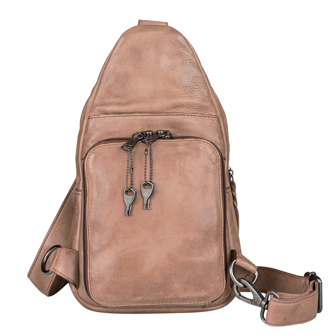 Conceal Carry Unisex Taylor Sling Leather Backpack