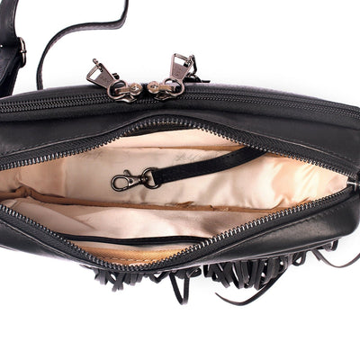 Concealed Carry Maggie Fringe Crossbody Bag for Women - Firearm Bag - Gun Purse 