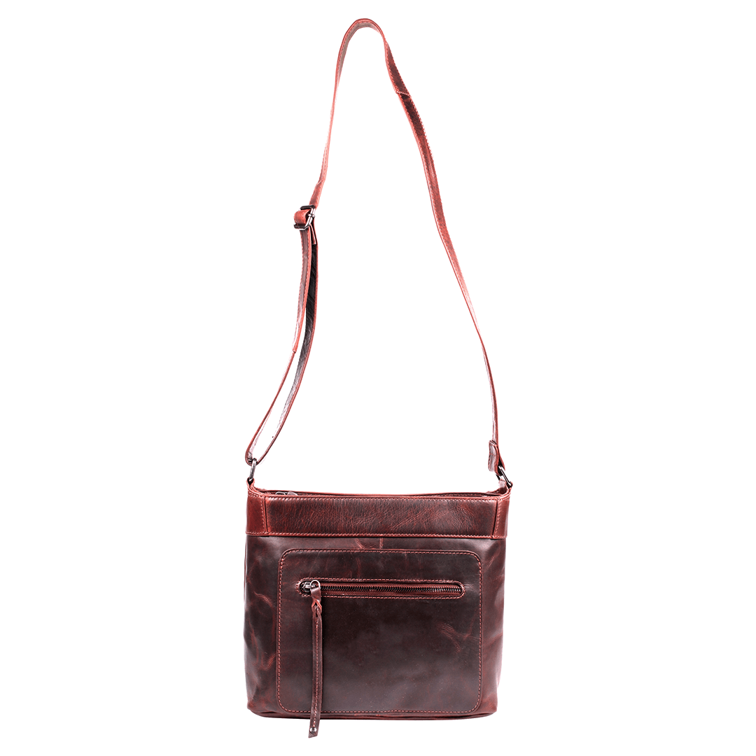 Concealed Carry Delaney Leather Crossbody -  Locking Crossbody for Pistol -  Designer Concealment Crossbody bag-   Discreet Conceal and Carry Crossbody for Women -  Designer Leather Crossbody CCW Bag -   Locking Conceal and Carry Purse with Universal Holster for Handguns - Best Crossbody for Concealed Carry