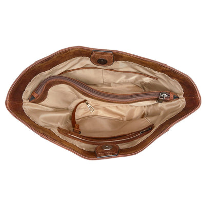 Concealed Carry Maddie Leather Tote by Lady Conceal