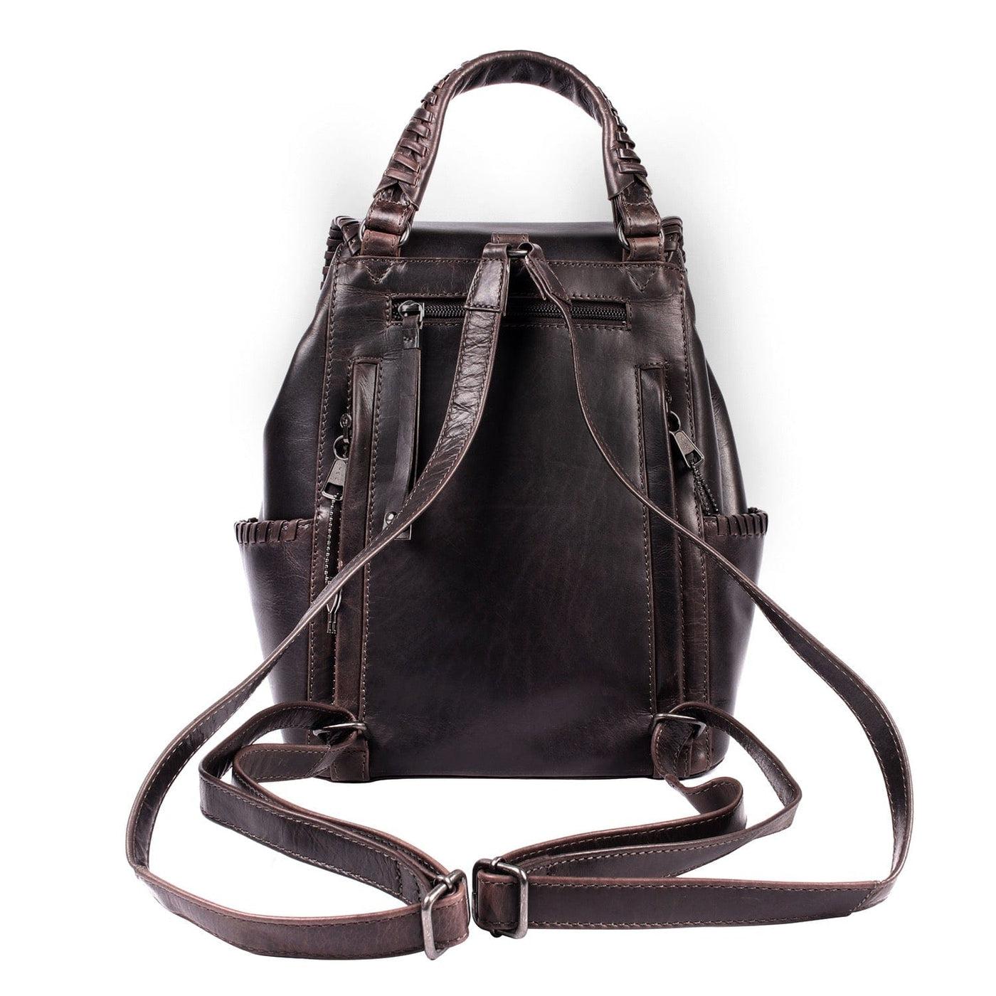 Concealed Carry Allie leather Backpack Black - Women's Concealed Carry Purse