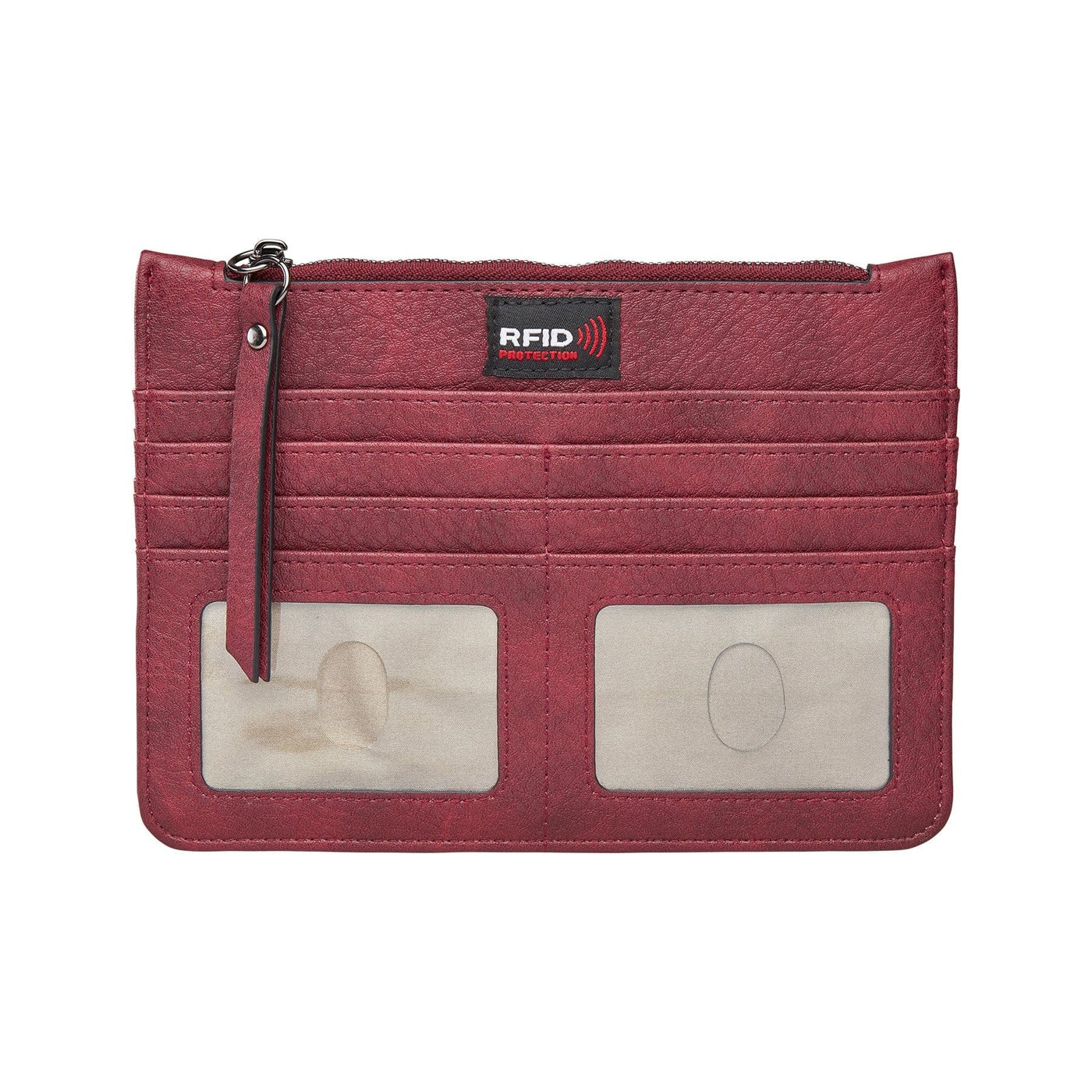 Concealed Carry Kinsley Crossbody with RFID Slim Wallet Red