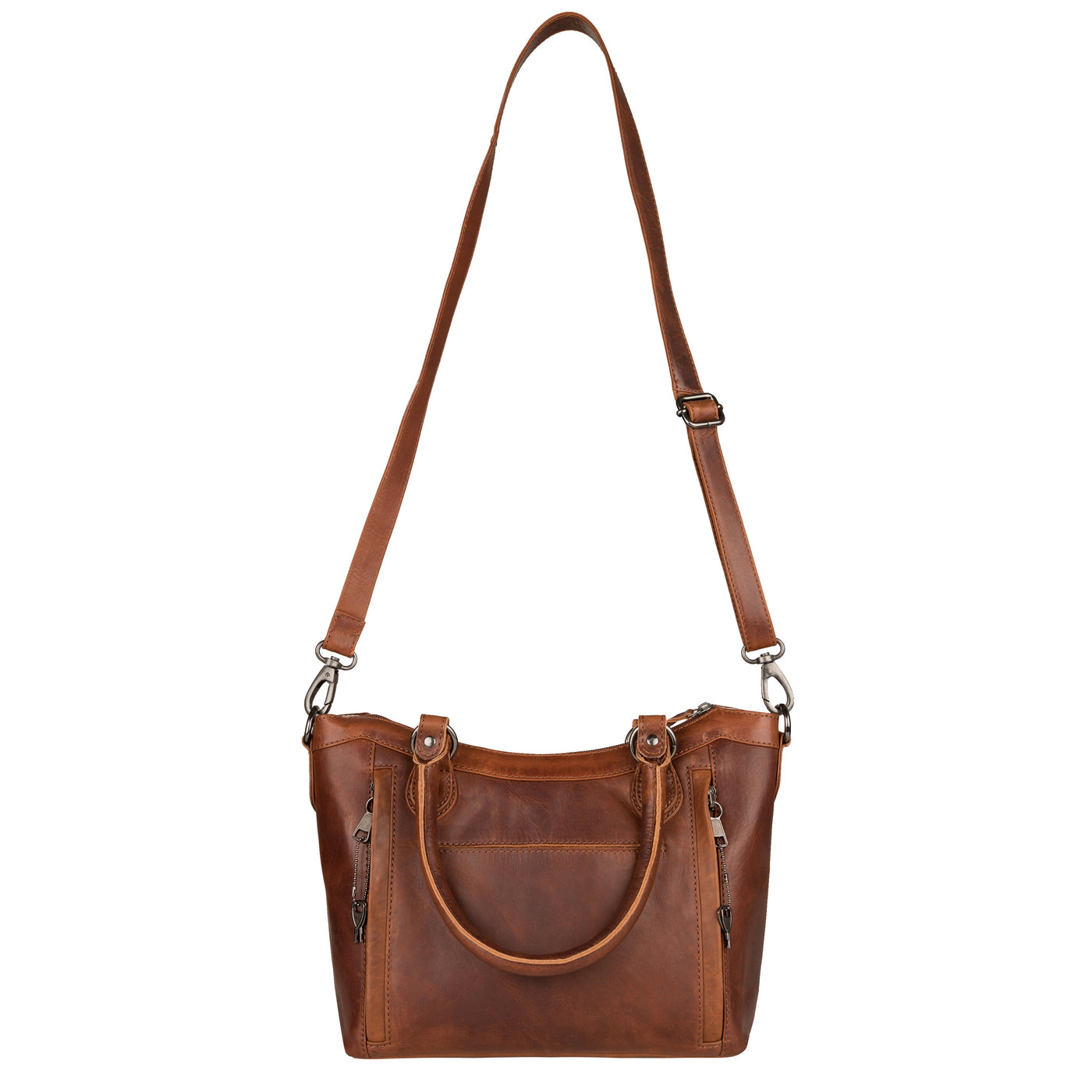 Concealed Carry Sadie Leather Satchel by Lady Conceal - Lady Conceal - designer purses - black designer purse - designer purse brands - designer backpack purse - designer purse sale - womens designer purse sale - designer purses black friday sale - black and white designer purse - black crossbody purse designer - black owned purse designers - woman designer purse - designer purses for women