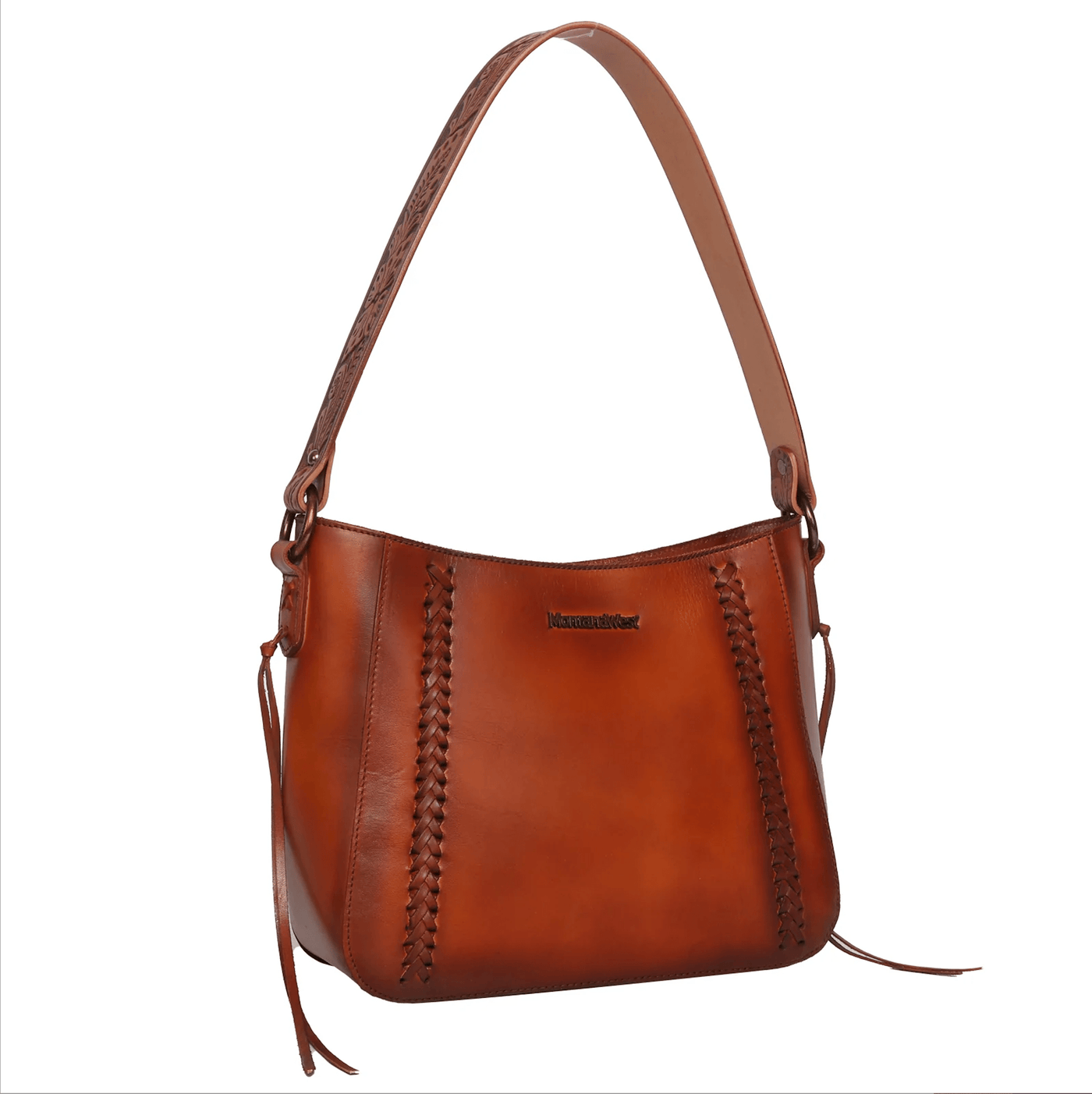 Concealed Carry Leather Concealed Carry Whipstitch Hobo by Montana West