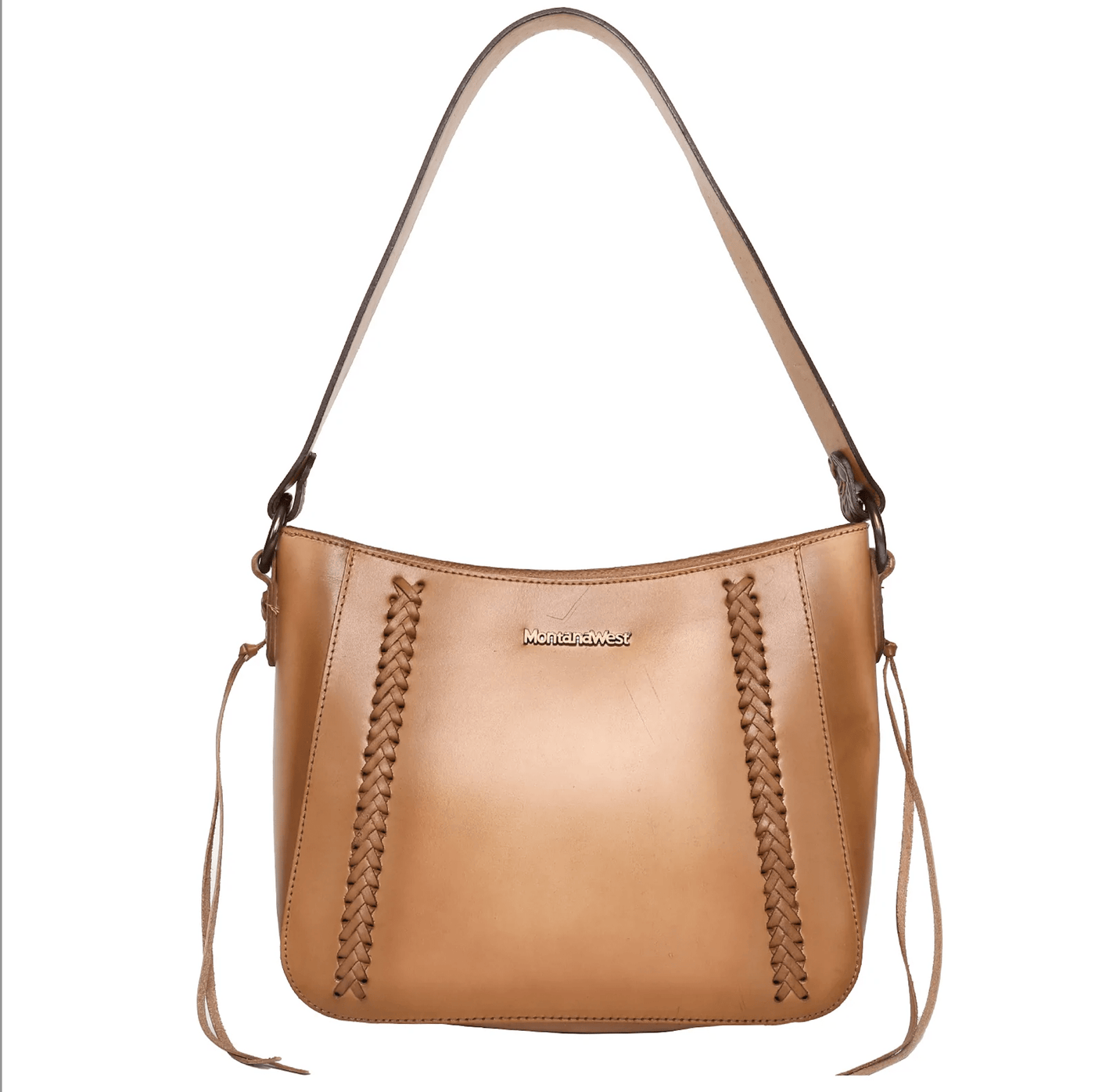 Concealed Carry Leather Concealed Carry Whipstitch Hobo by Montana West