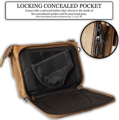 Concealed Carry Bobbie Crossbody Bag by UC Leather Company