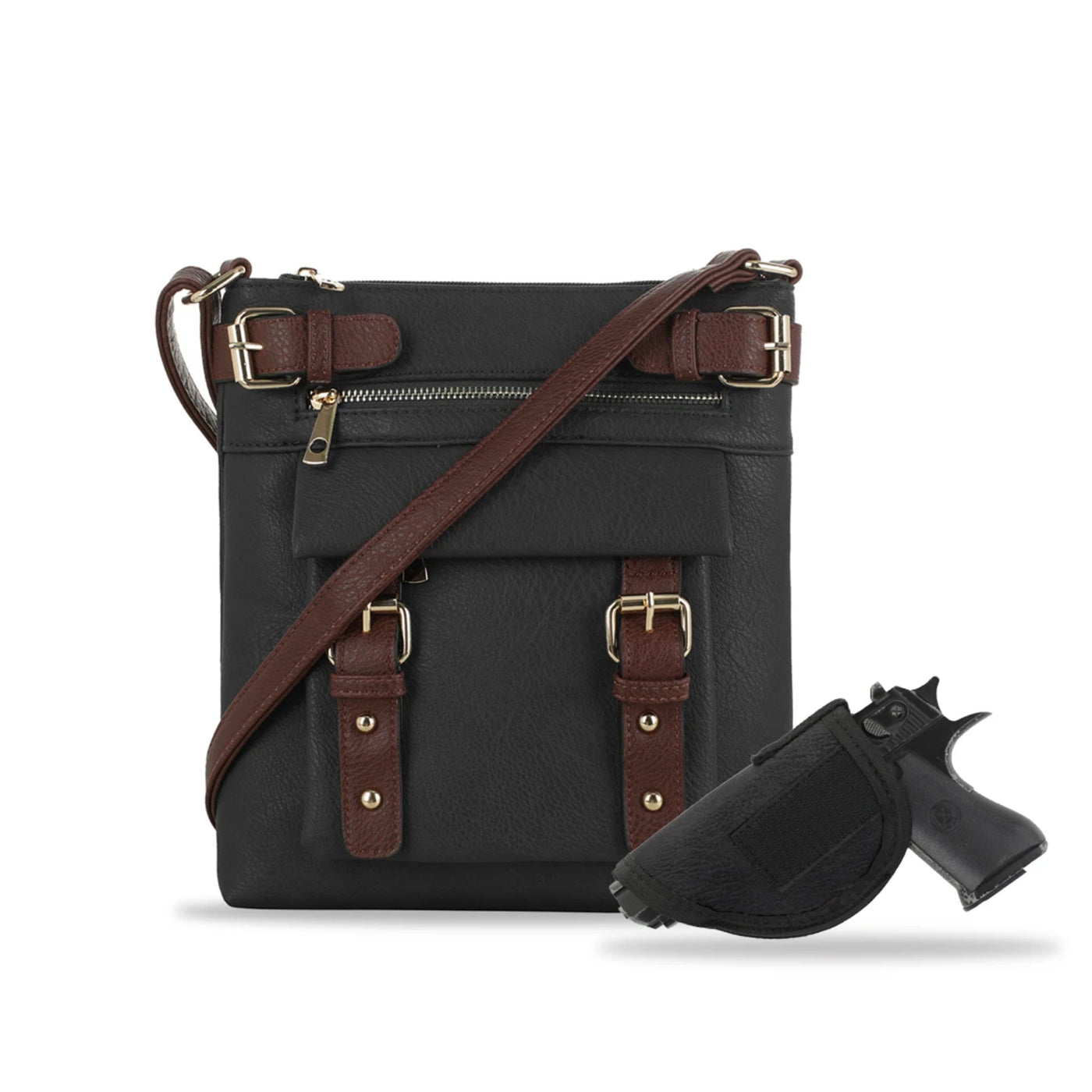 Emperia Outfitters Concealed Carry Hannah Crossbody Bag by Jessie James Concealed Carry Hannah Crossbody Bag by Jessie James