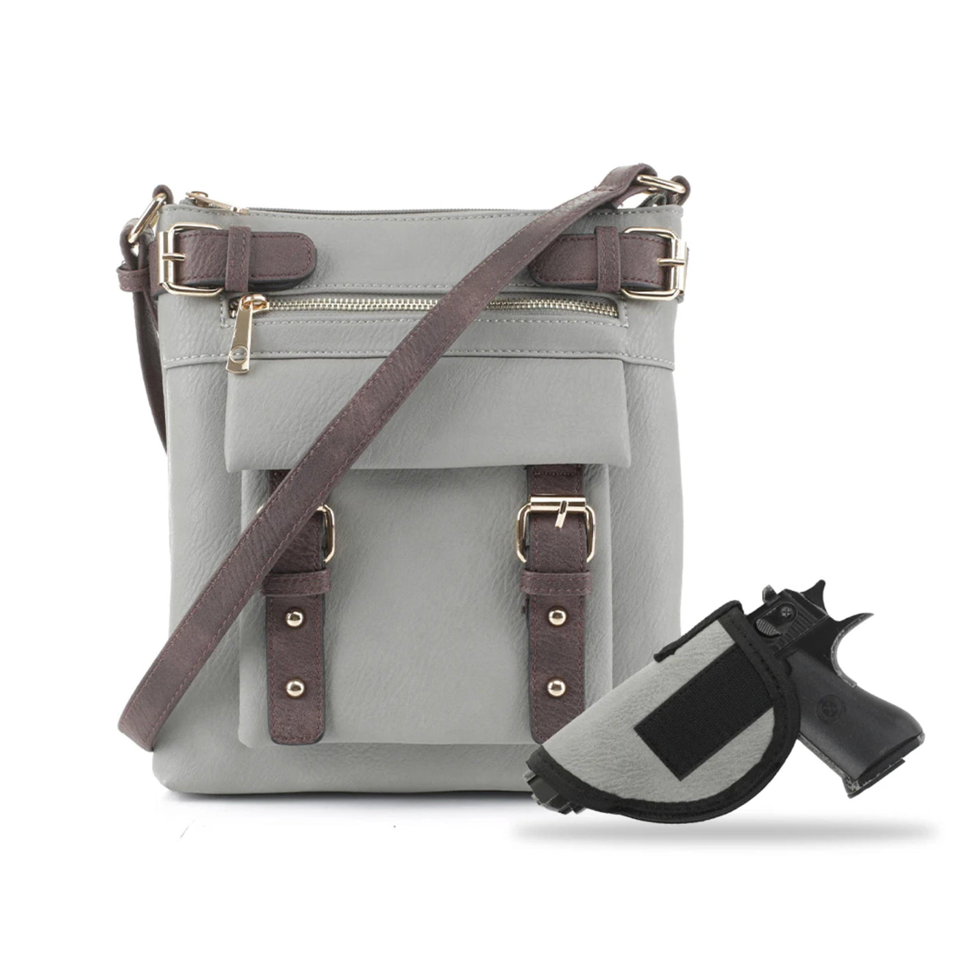 Emperia Outfitters Concealed Carry Hannah Crossbody Bag by Jessie James Concealed Carry Hannah Crossbody Bag by Jessie James