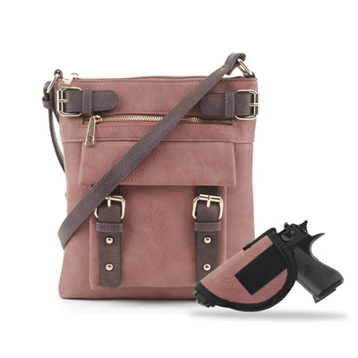 Emperia Outfitters Concealed Carry Hannah Crossbody Bag by Jessie James Concealed Carry Hannah Crossbody Bag by Jessie James