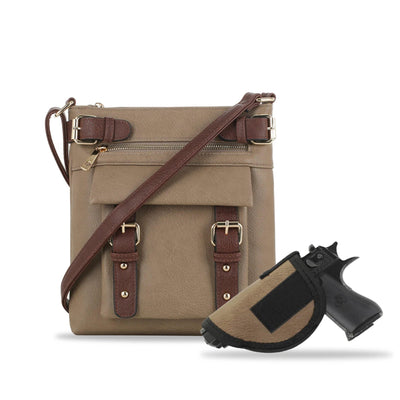 Emperia Outfitters Concealed Carry Hannah Crossbody Bag by Jessie James Concealed Carry Hannah Crossbody Bag by Jessie James