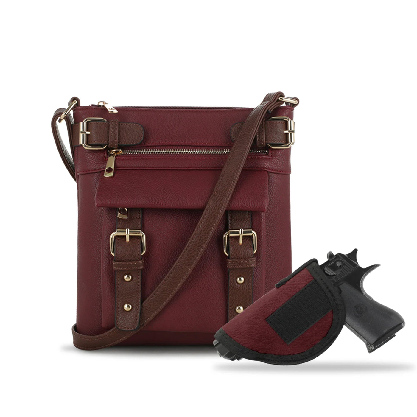 Emperia Outfitters Concealed Carry Hannah Crossbody Bag by Jessie James Concealed Carry Hannah Crossbody Bag by Jessie James