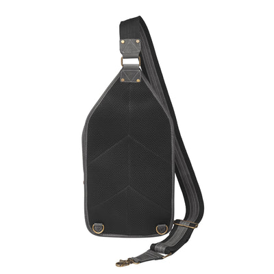 Concealed Carry Distressed Buffalo Sling Backpack by GTM Original