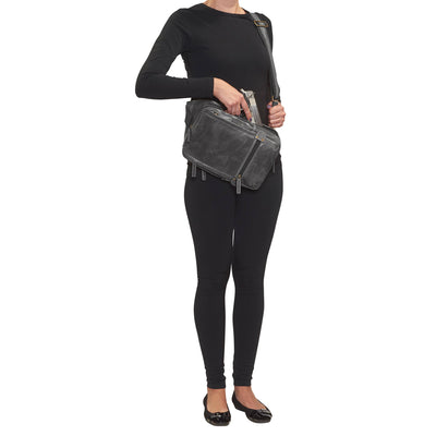 Concealed Carry Distressed Buffalo Sling Backpack by GTM Original