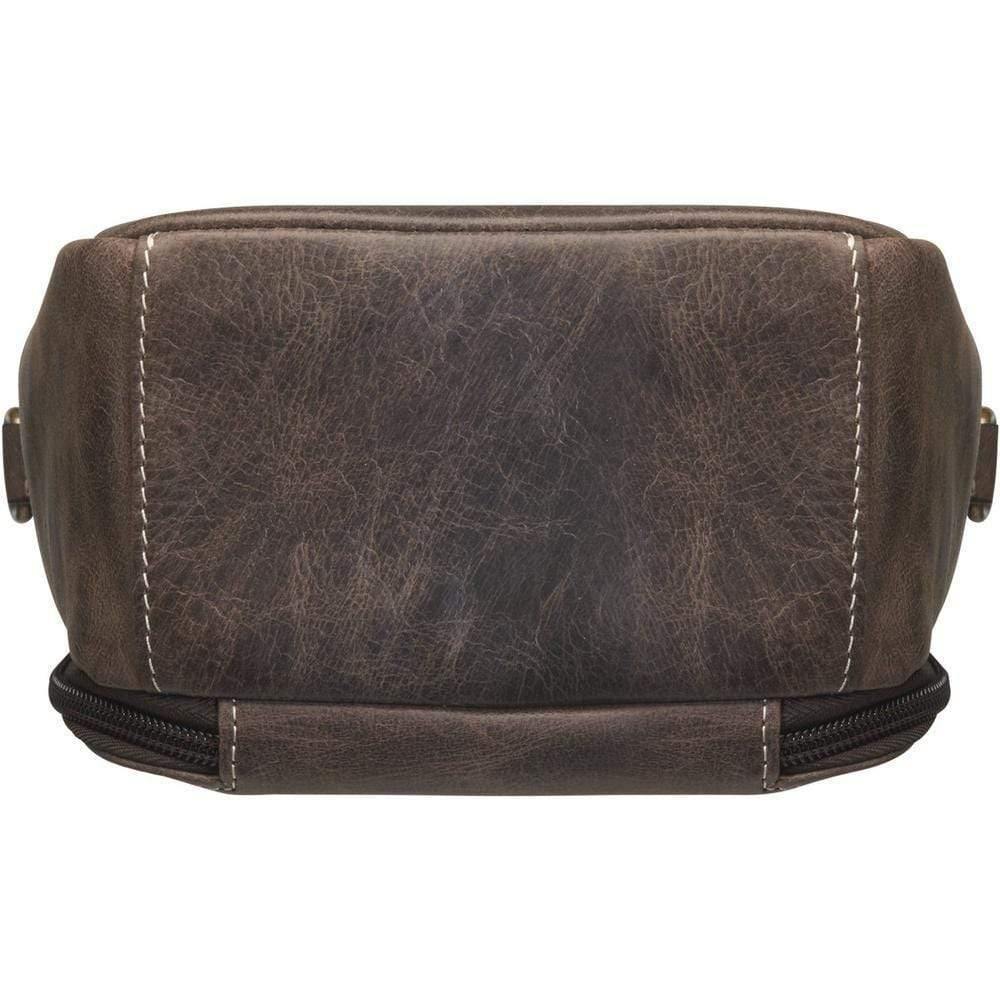 Concealed Carry Distressed Buffalo Leather Crossbody Satchel by GTM Original