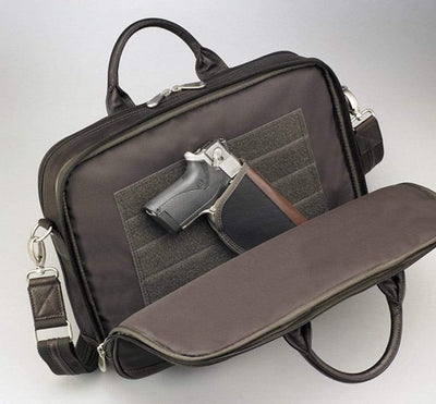 Concealed Carry Leather Briefcase by GTM Original