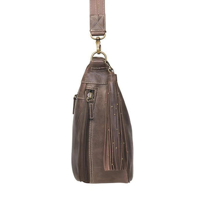 Gun Tote'n Mamas Concealed Carry Purse Concealed Carry Distressed Buffalo Hobo Bag by GTM Original