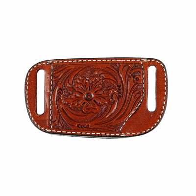 High Caliber Gun compact leather belt holster case