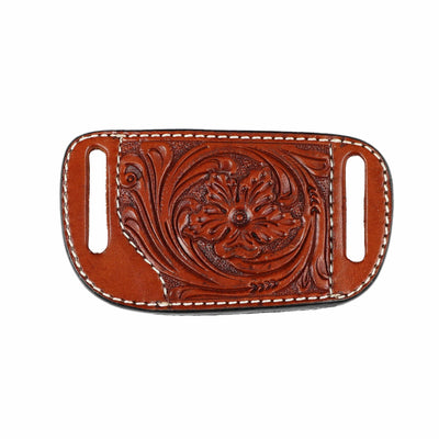 High Caliber Gun compact leather belt holster case