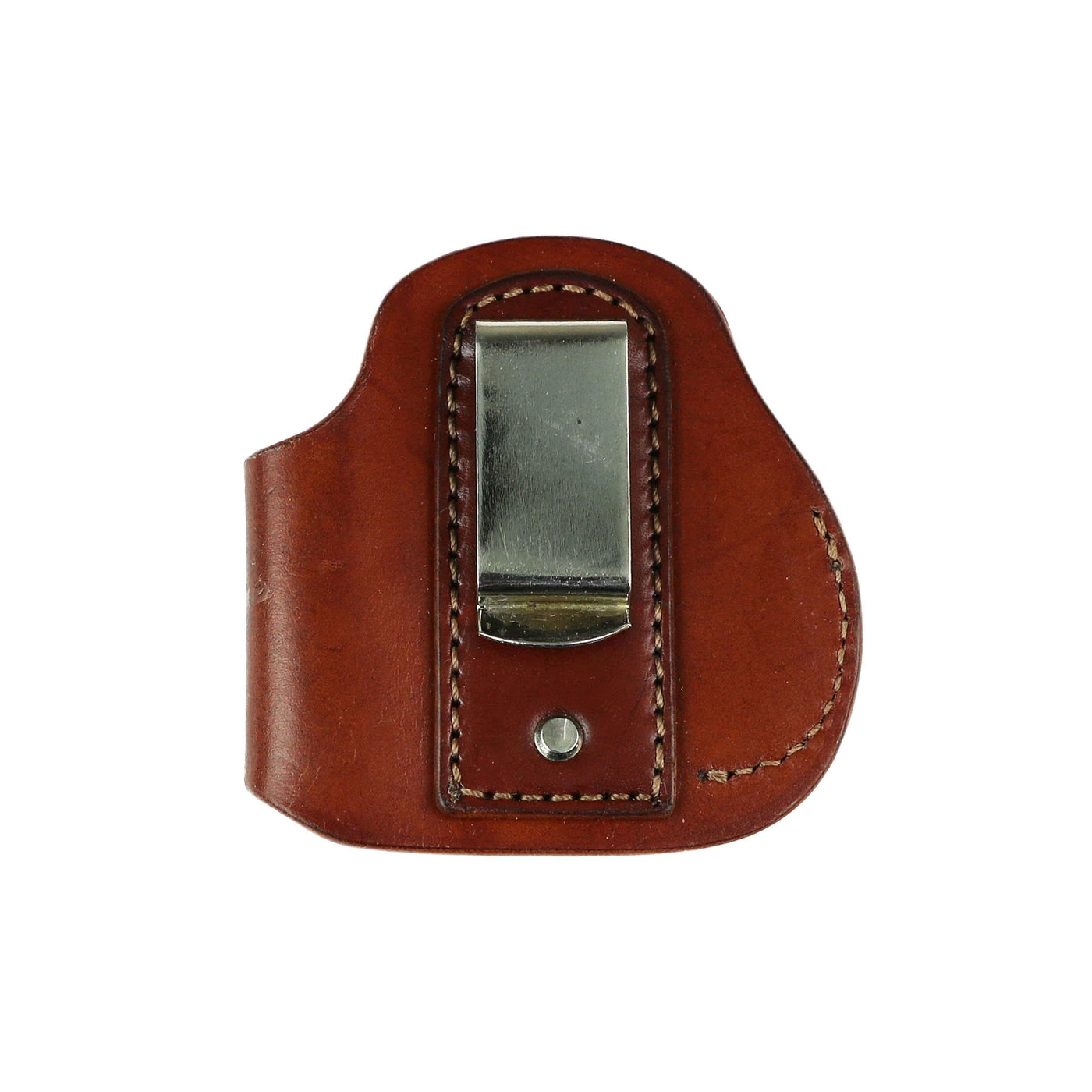 Unisex Compact Leather Clip-on Gun Holster by High Caliber Gun Accessories