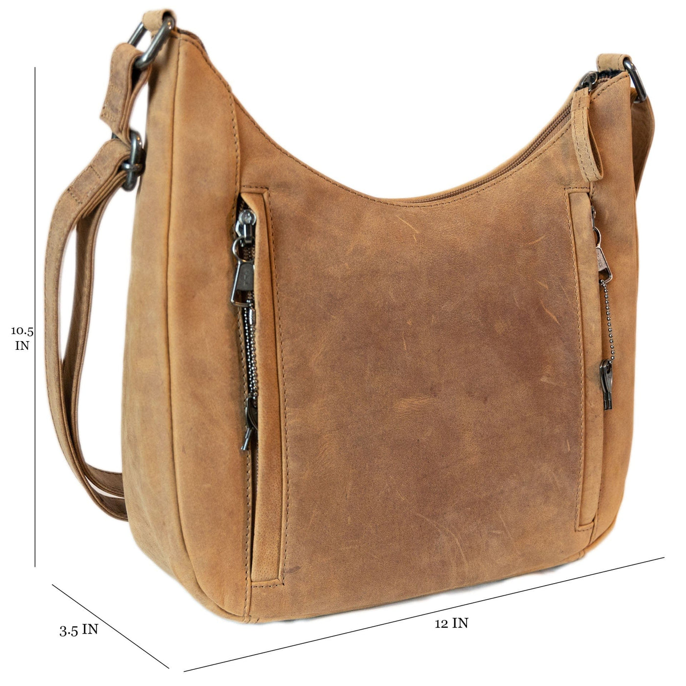 Concealed Carry Penny Hobo Crossbody by UC Leather