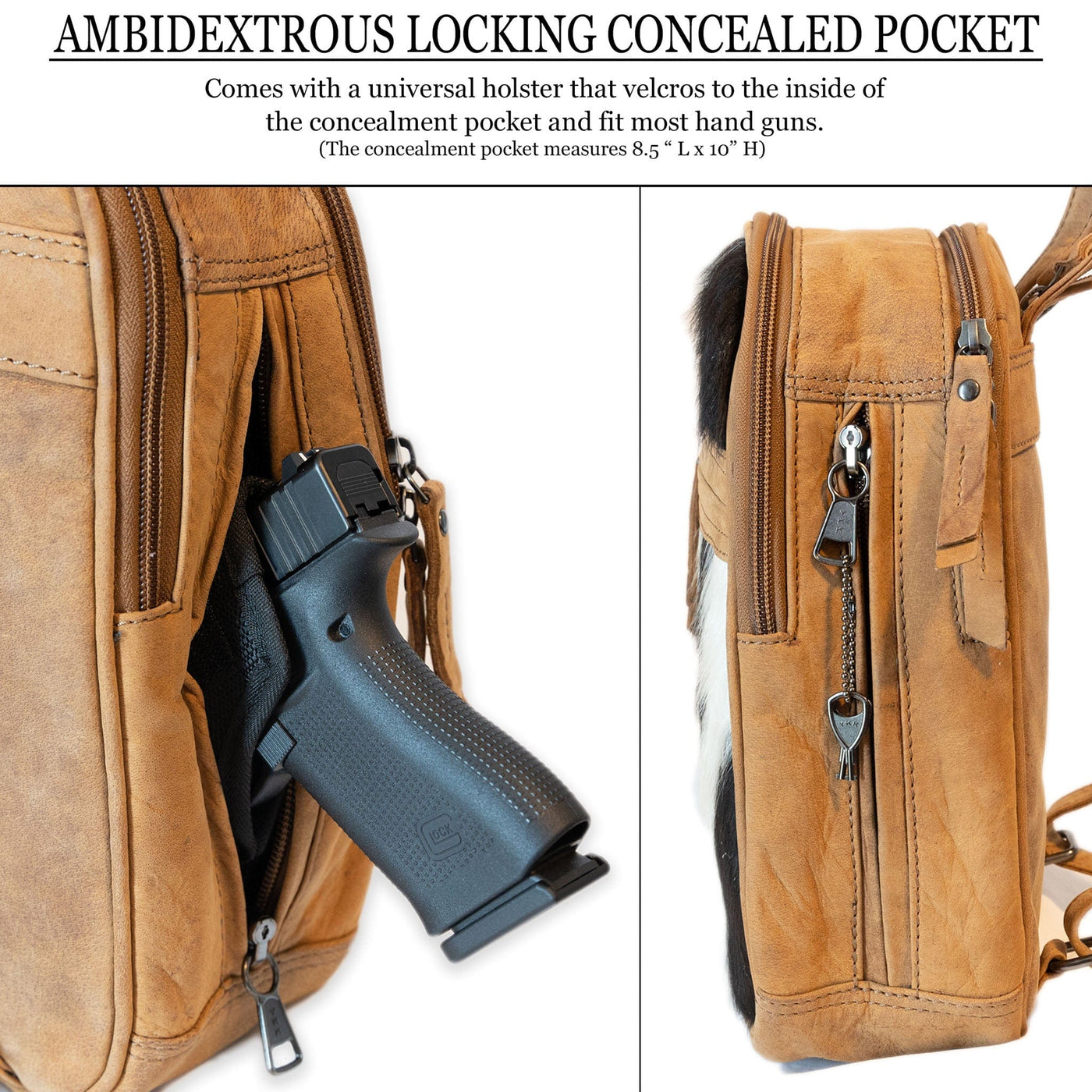 Concealed Carry Daisy Backpack by UC Leather Company