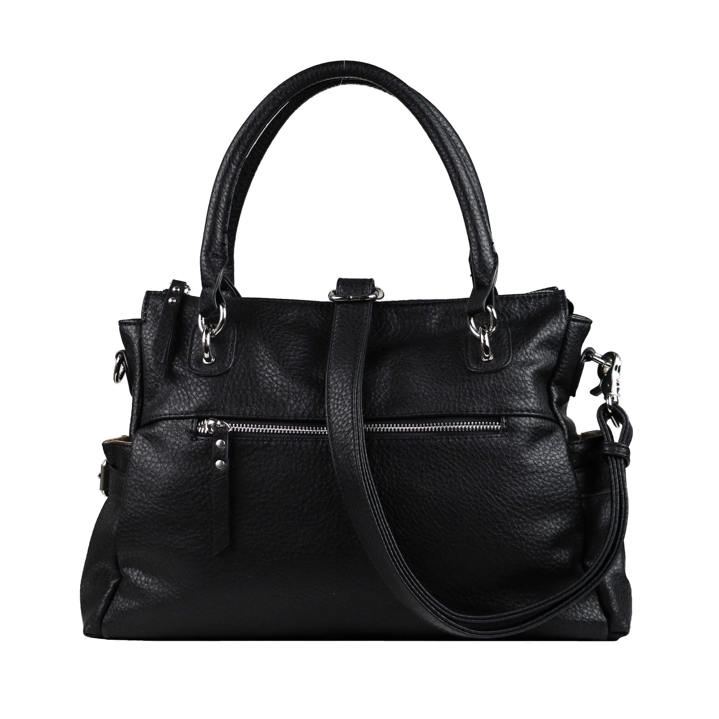 Concealed Carry Jessica Satchel Black by Lady Conceal