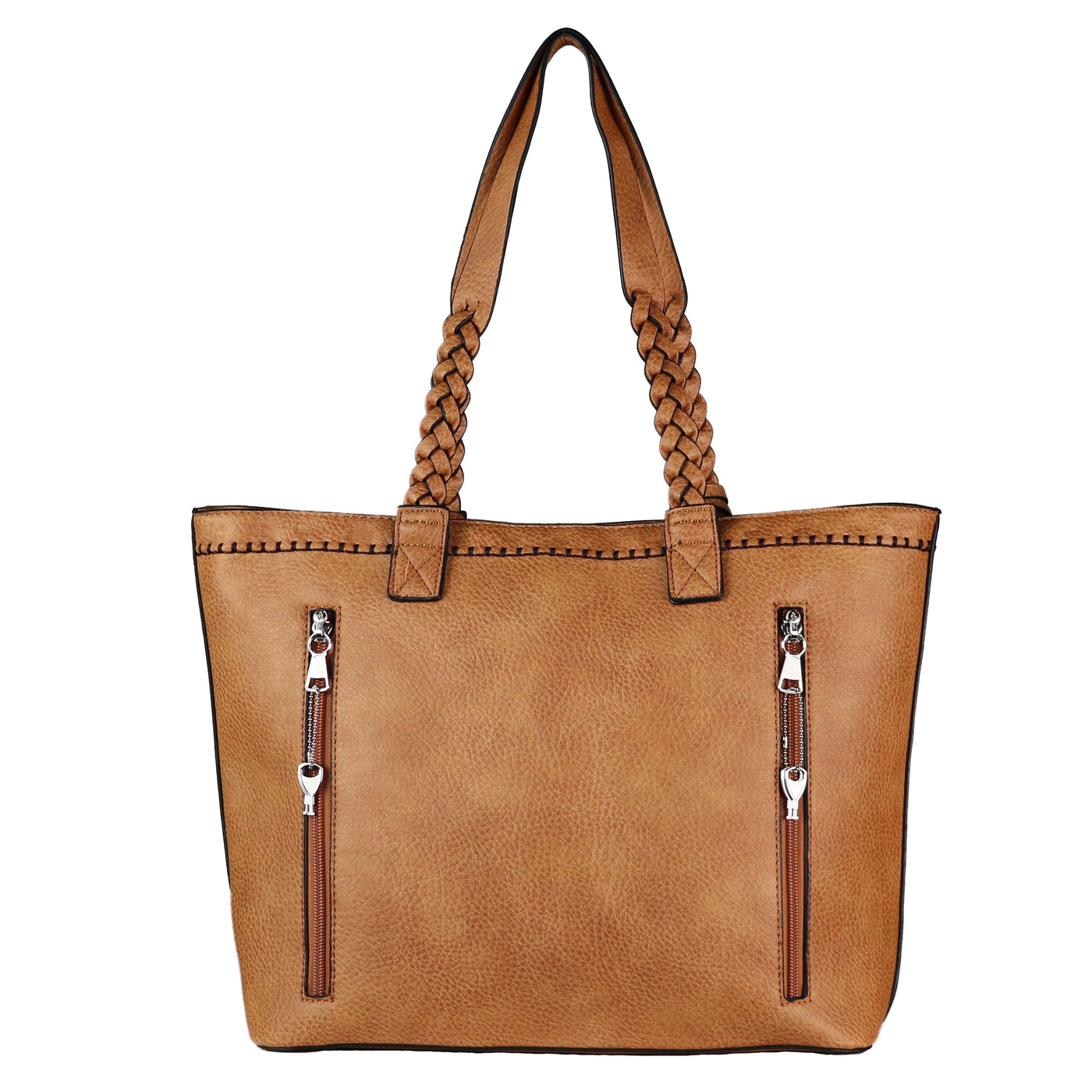 Lady Conceal Concealed Carry Purse Cinnamon Concealed Carry Cora Tote Bag by Lady Conceal