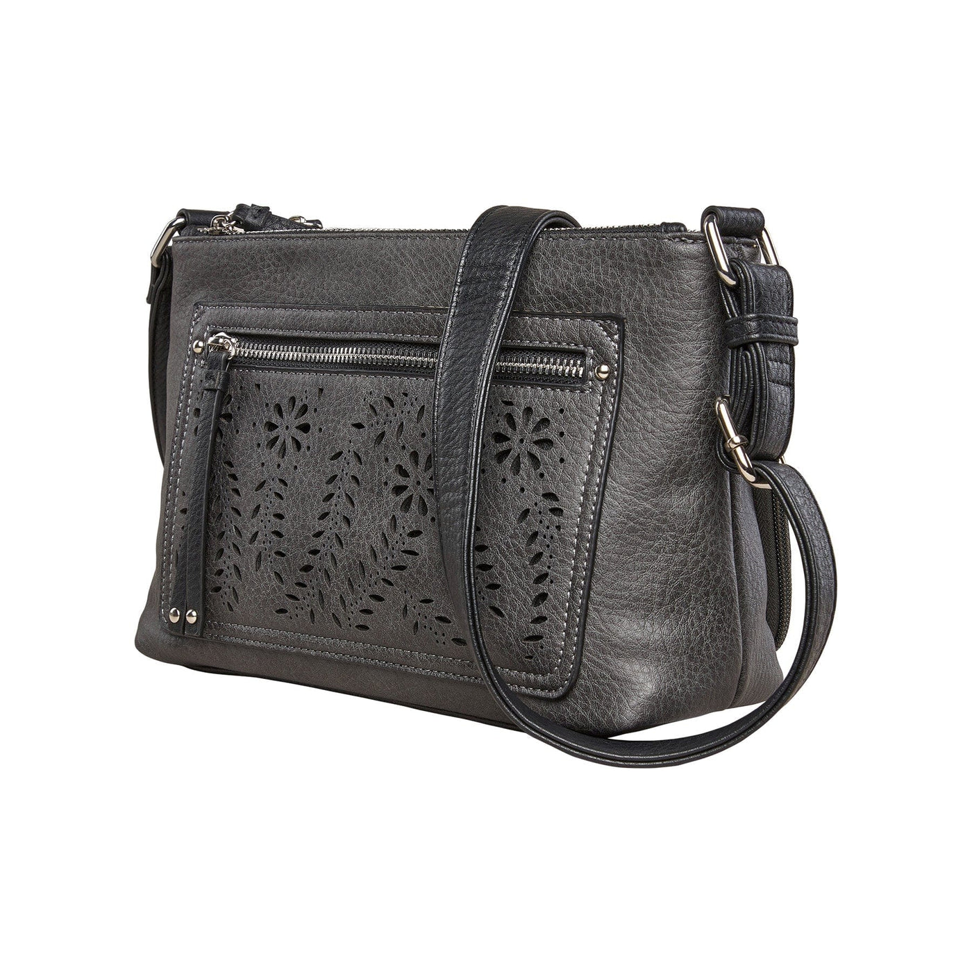 Lady Conceal Concealed Carry Purse Brown Concealed Carry Hailey Crossbody Bag by Lady Conceal