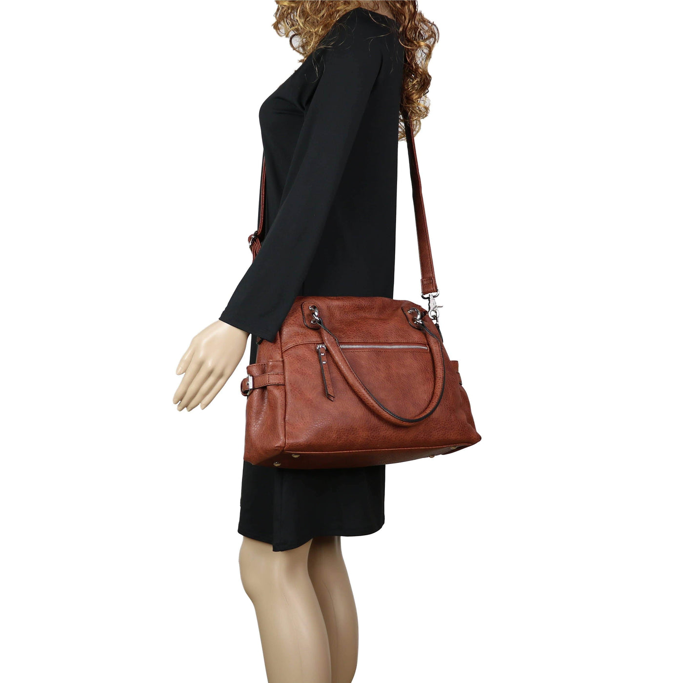 Concealed Carry Jessica Satchel Brown by Lady Conceal