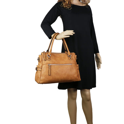 Concealed Carry Jessica Satchel Brown by Lady Conceal