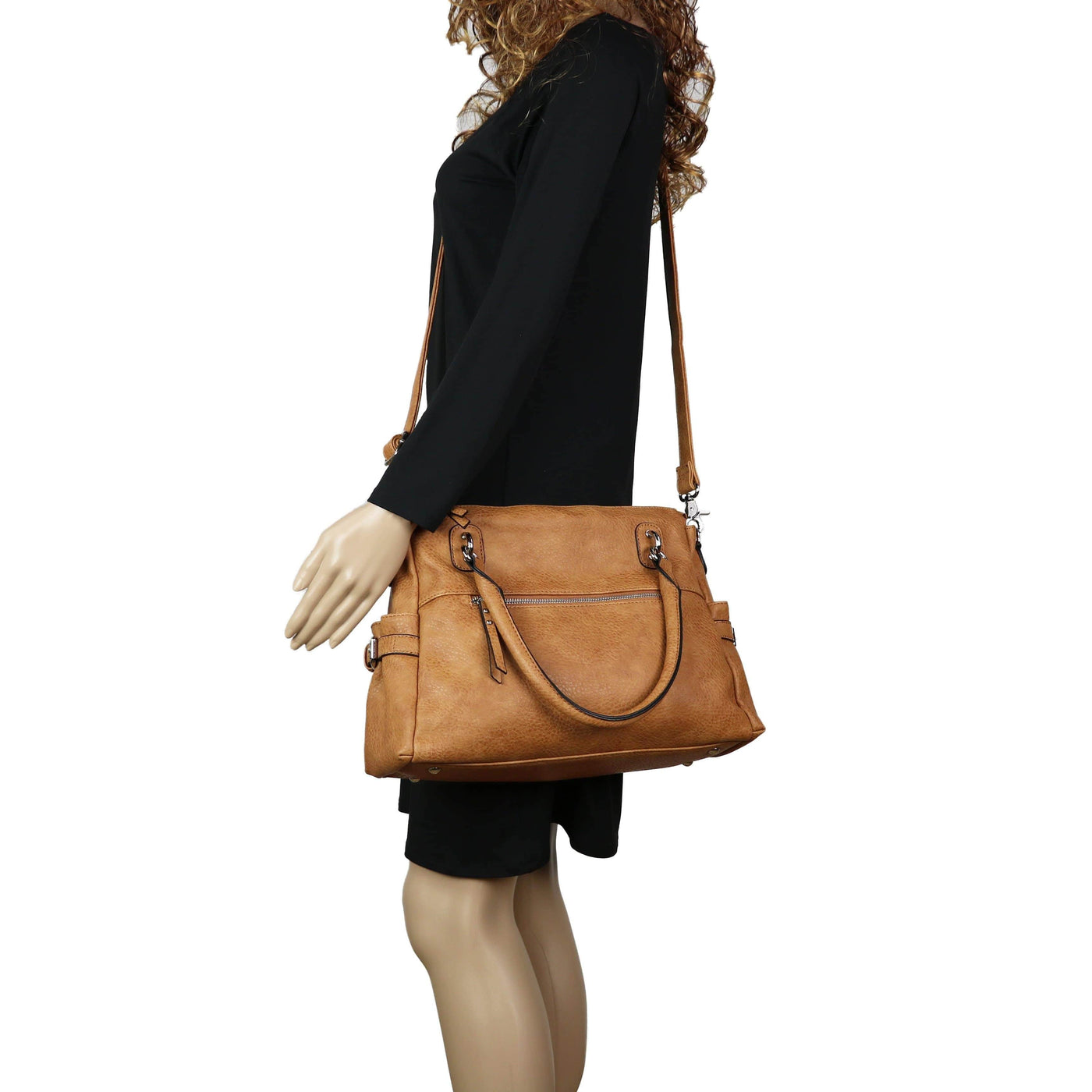 Concealed Carry Jessica Satchel Brown by Lady Conceal